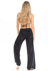 PULL ON PANT WITH MOCK DRAWSTRING - GOFRET